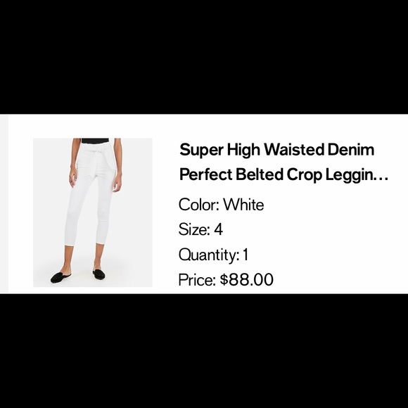 🔥NWT EXPRESS CROP HIGH WAIST🔥 - Picture 9 of 9